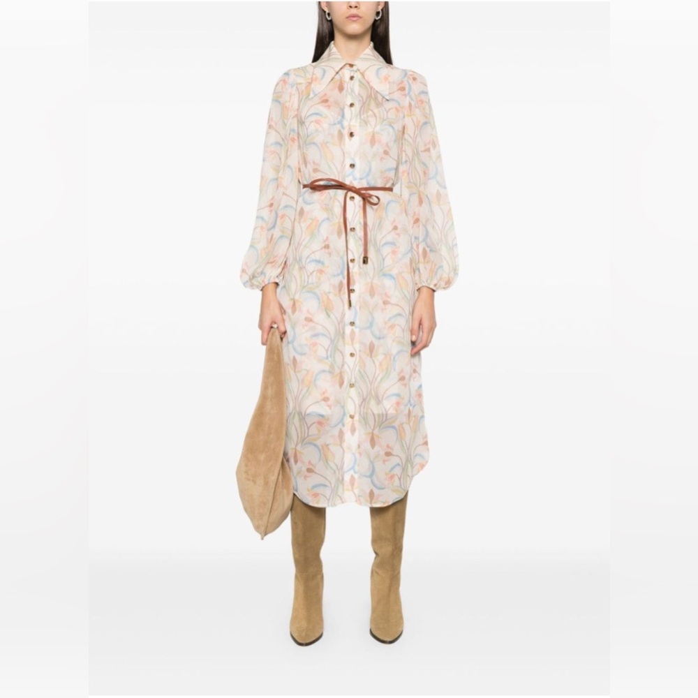 Zimmermann Pavilion Midi Tunic Dress